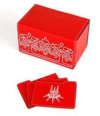 Mana Moon Deck Box -2B MINE Faux Leather (Red)